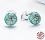 Starfish Round Small Stud Earrings