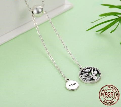 Tree of Life and Family Link Pendant Necklace