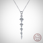 Long Leaf Pendant Necklaces